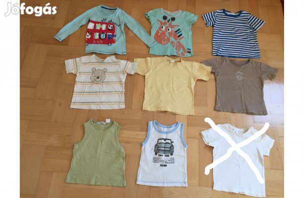 92-s kisfiú rövid ujjú felső, póló csomag