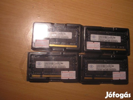 9315 Nanya 2GB DDR2 PC2-6400 ram memória laptop notebook 800mhz