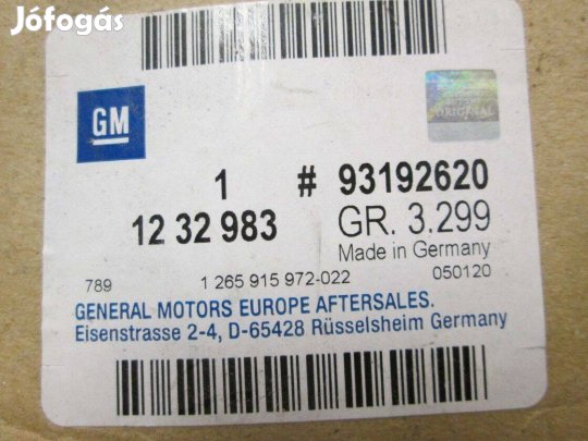 93192620, Opel ABS vezérlőegység