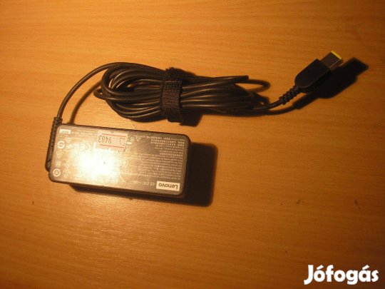 9483 Lenovo 20V 2.25A 45W szögletes laptop notebook töltő tápegység ad