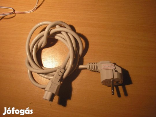 9499 250V 2A laptop notebook lcd LED TV monitor tápkábel kb 1,8m
