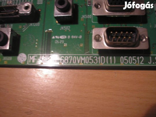 9563 hanghibás LG 42PX3RV mainboard 6870VM0531D