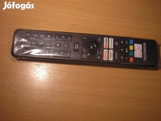 9865 Vestel Telefunken RC45160 hangvezérléses SMART LED TV távirányító