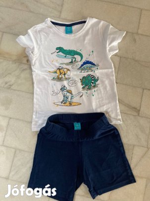 98-104-es dínós pizsama eladó