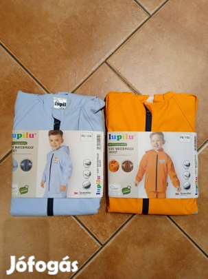 98-104-es fiú béleletlen esőkabát 