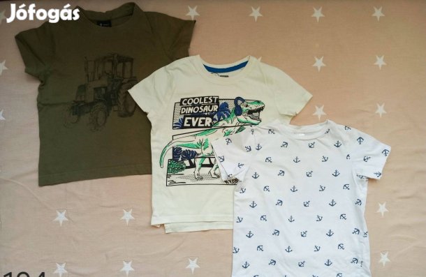 98-104-es nyári kisfiú ruhacsomag 16 db-os