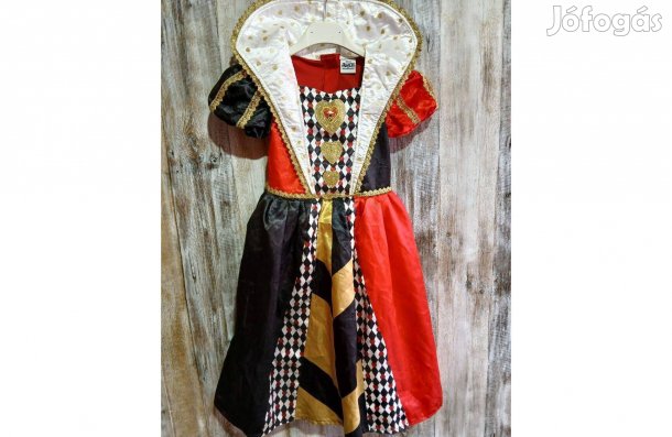 98-as Disney Alice csodaországban Szív királynő jelmez