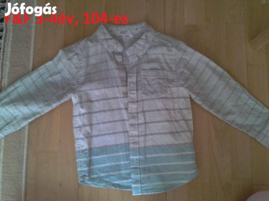 98-as és 104-es fiú ingek