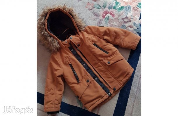 98-as gyerek télikabát fiú téli kabát 98