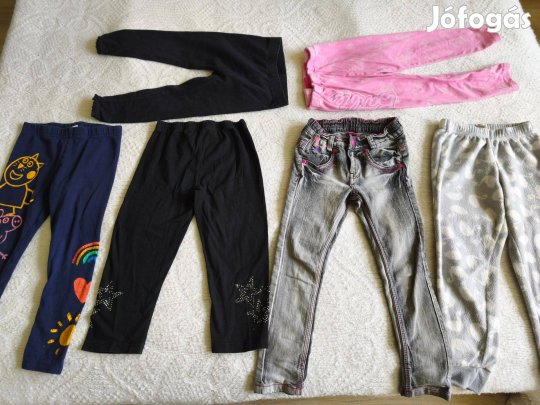 98-as lányka 6 db nadrág
