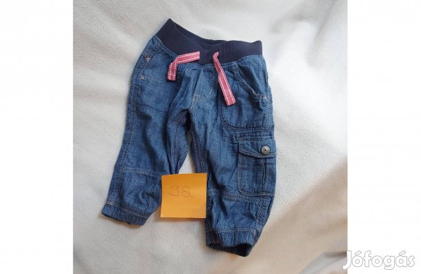 98-as méretű kislány farmer nadrág (H&M) lábközépig érő