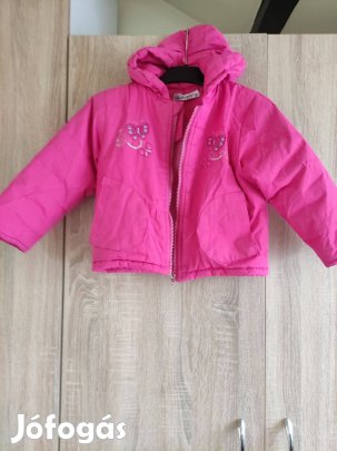 98-as pink lányka kapucnis dzseki