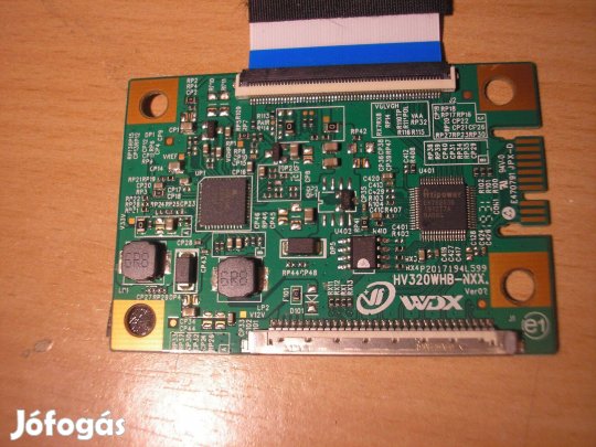 9912 Vdx HV320Whb-Nxx T-CON +szalagkábel 34,5cm