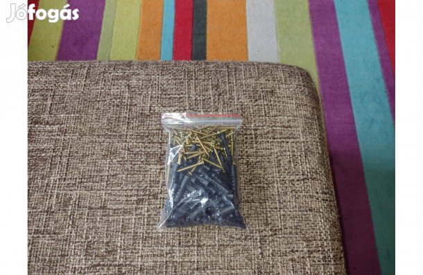 99 db 3 x 30 mm csavar + tipli