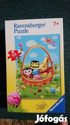99 db-os Ravensburger Puzzle húsvéti témájú gyerekeknek 7 éves kortól