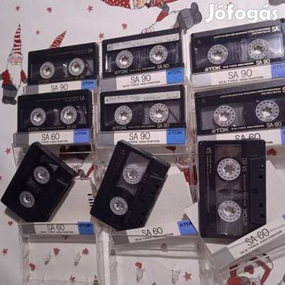 9DB TDK SA retro chrom kazetta eladó