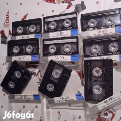 9DB TDK SA retro chrom kazetta eladó
