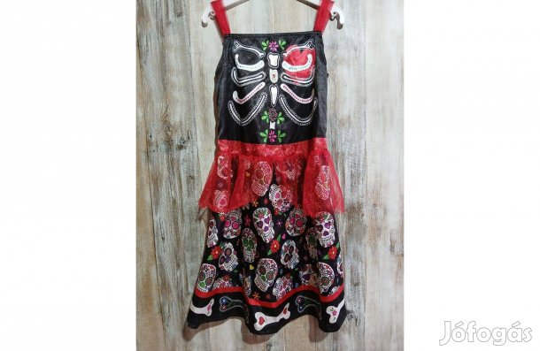 9-10 évesre Mexikói csontváz jelmez