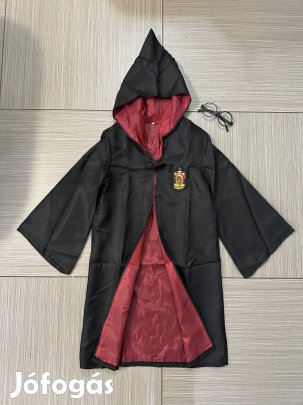 9-11 év (140-146) Harry Potter talár, jelmez + szemüveg szett