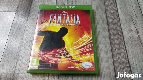 9.999ft- Xbox One(S/X) : Kinect Disney Fantasia Music Evolved Lemezes