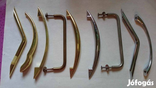 9 db 128 nn arany és króm fém fogantyű együtt 2500 Ft