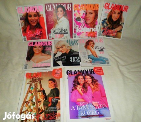 9 db Glamur női magazinok
