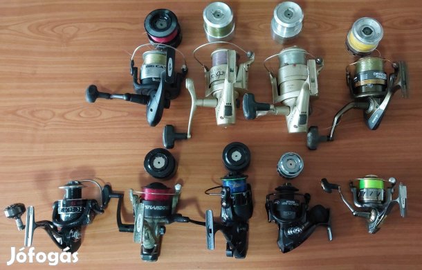 9 db Horgász orsó eladó