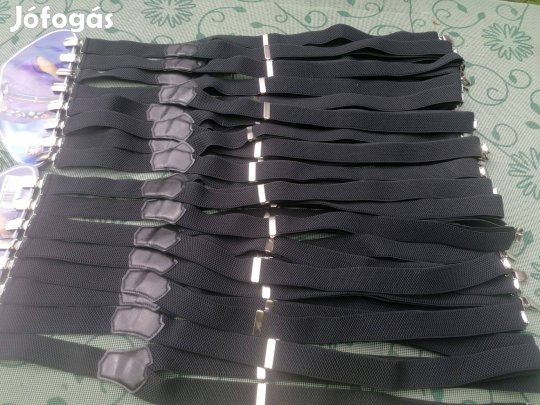 9 db fekete nadrágtartó eladó!