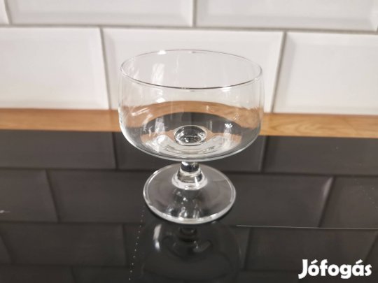 9 db pezsgős koktélos desszertes pohár pohárkészlet