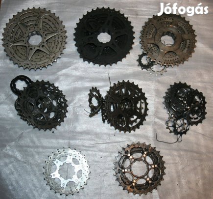 9-es hátsó fogaskeréktömb Shimano kazettás