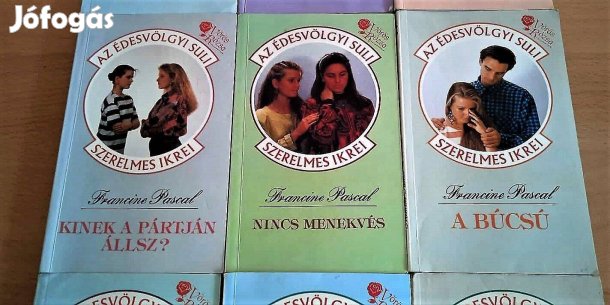 9 kötet Francine Pascal Az Édesvölgyi suli szerelmes ikrei