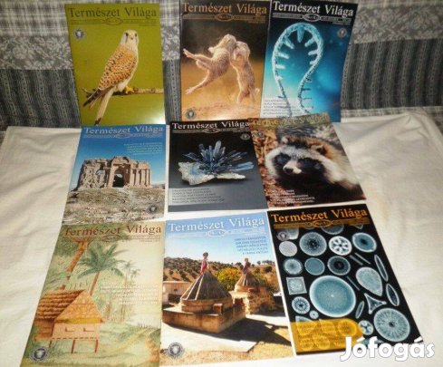 9db Természet Világa magazinok