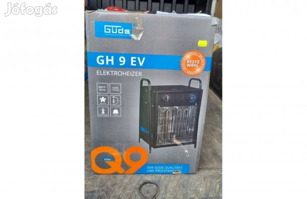 9kW fűtőteljesítménnyel elektromos, ventilátoros hőlégfúvó, 2 fokozat