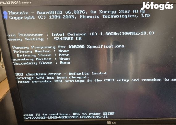 ABIT BD7-E v1.0 alaplap + CPU + RAM