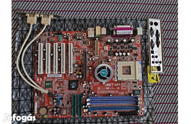 ABIT NF7 S462 alaplap eladó gyári tartozékokkal Baján