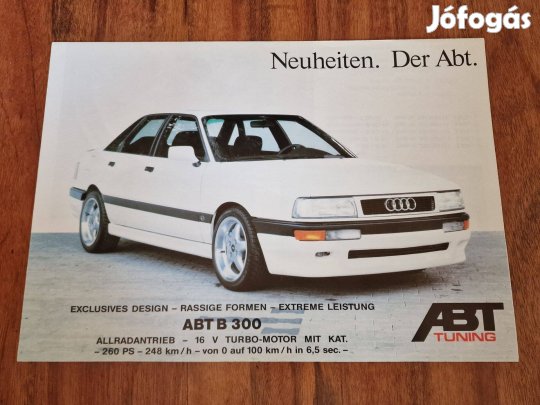 ABT Volkswagen Passat B3 Corrado AUDI 80 / 90 B3 Coupé Prospektus 199