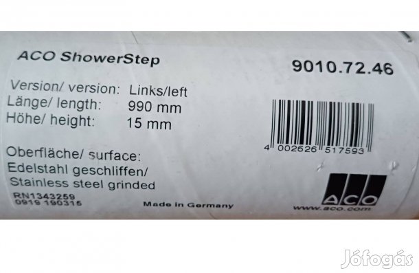 ACO Showerdrain C lejtésképző lemez, zuhanykabin, eladó!