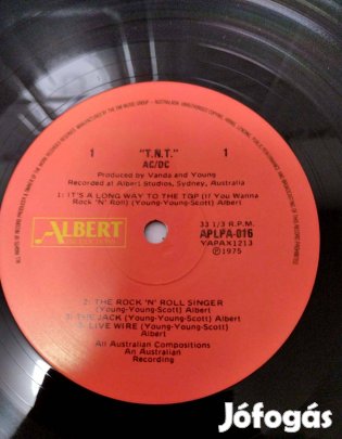 AC/DC T.N.T Ausztrál nyomású lemez