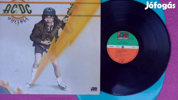 AC/DC Vinyl LP bakelit, 1976 High Voltage ( original vintage kiadás)