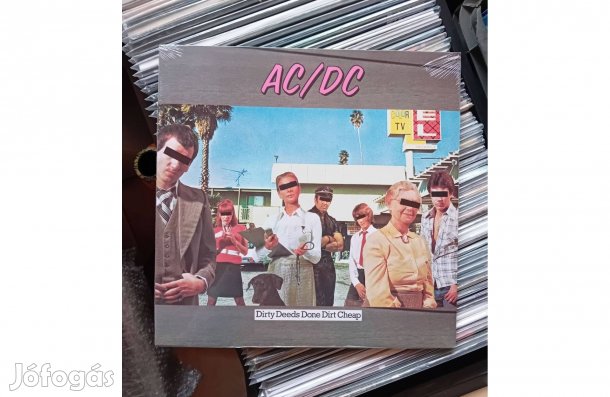 AC/DC - Dirty Deeds Done Dirt Cheap Bakelit Lemez LP Bontatlan