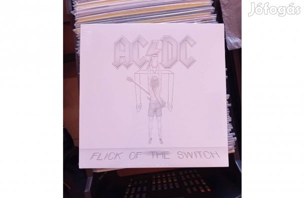 AC/DC - Flick Of The Switch Bakelit Lemez LP Bontatlan