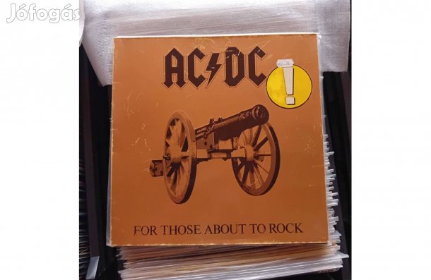 AC/DC - For Those About to Rock We Salute You Bakelit lemez