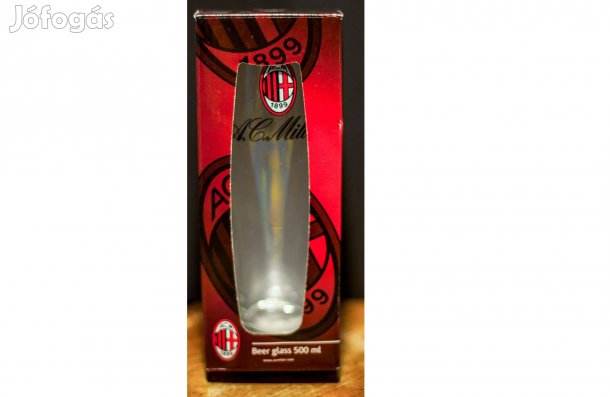 AC Milan Söröspohár 500ml (Új, erdeti licenszes, dobozban)