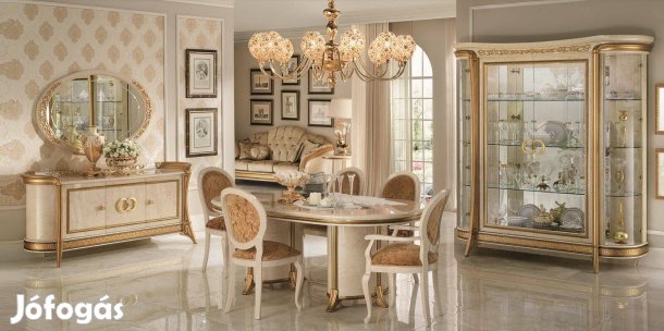 AC - Melodia (bézs) olasz luxus étkező és nappali garnitúra Akció!