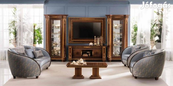 AC - Modigliani (dió) olasz luxus nappali garnitúra Akció!