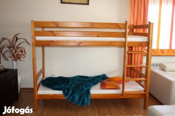 ADAS Emeleteságy Keret Új Borovi Fenyőfa Leesésgátlóval Új Fenyő Fa