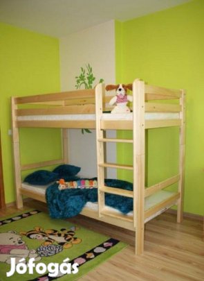 ADAS Emeleteságy Keret Új Borovi Fenyőfa Leesésgátlóval Új Fenyő Fa