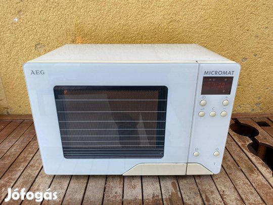 AEG Digitális Mikró Mikrohullámú Sütő Fehér