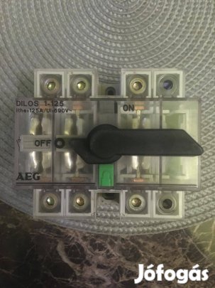 AEG Dilos 1-125 főkapcsoló,szakaszoló kapcsoló