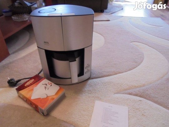 AEG KF6000 új kávéfőző DC 932 filterrel hőtartó kancsóval